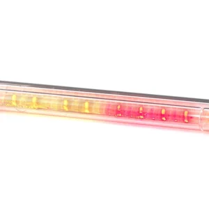 Fiberoptisk Bak/Broms/Blinkers,237mm lång 12-24V Vitt glas