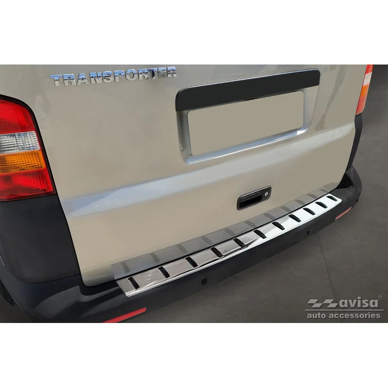 Avisa, Bakre stötfångarskydd, Rostfritt stål, passar Volkswagen Transporter T5 2003-2015 inkl. Multivan/Caravelle 'STRONG...