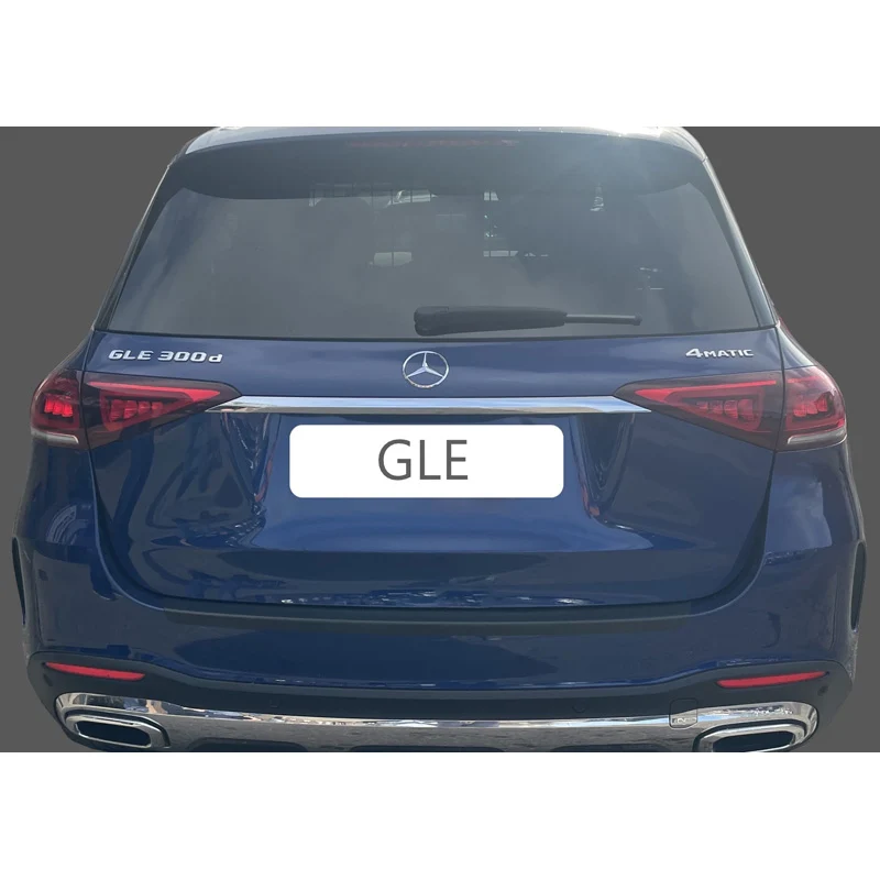 RGM, Bakre stötfångarskydd, ABS-plast, passar Mercedes GLE (W167) 2019- Svart