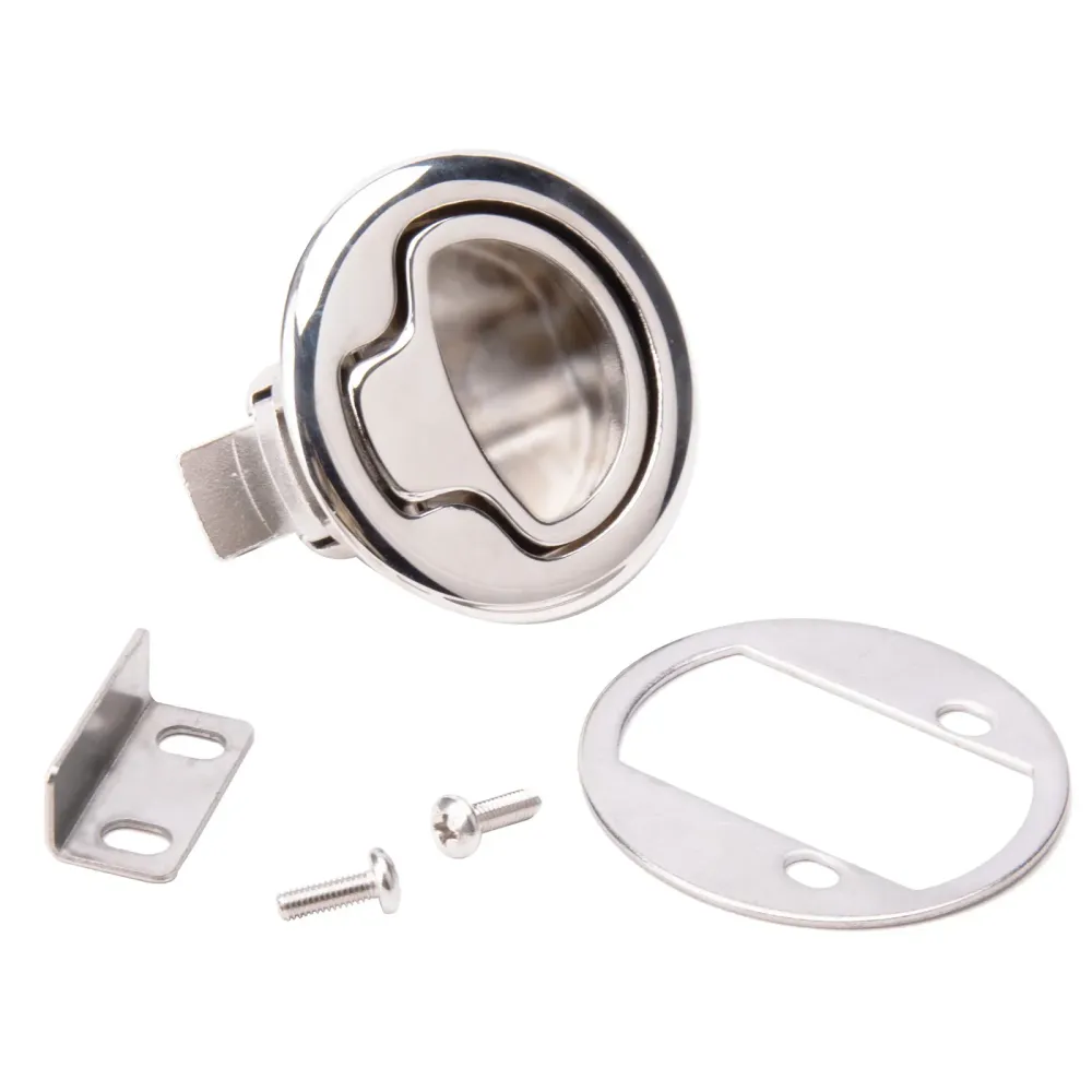2 Inch Marine Boat Latch Turning Lock Deck Hatch 316 Stainless Steel Yacht RV