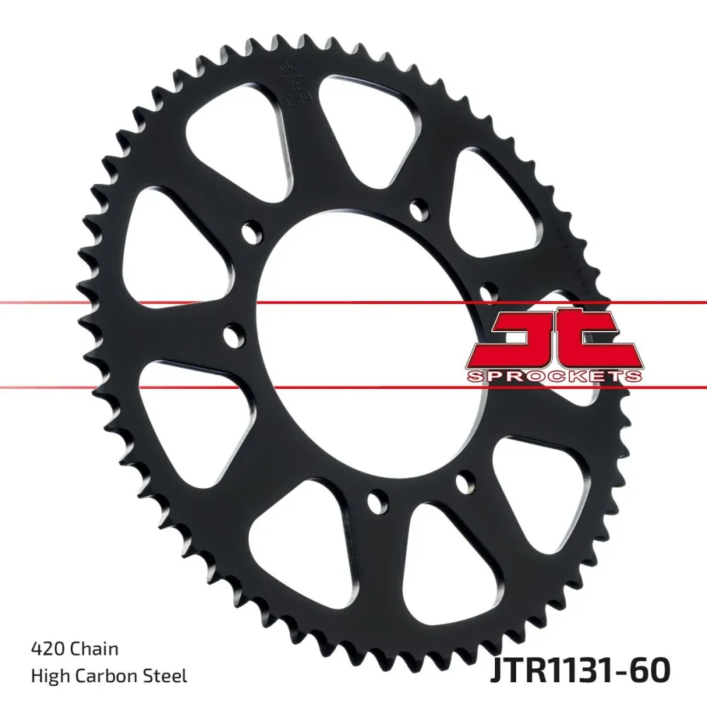Svart stål bakdrev 60T 420 - JTR1131.60 - JT Sprockets