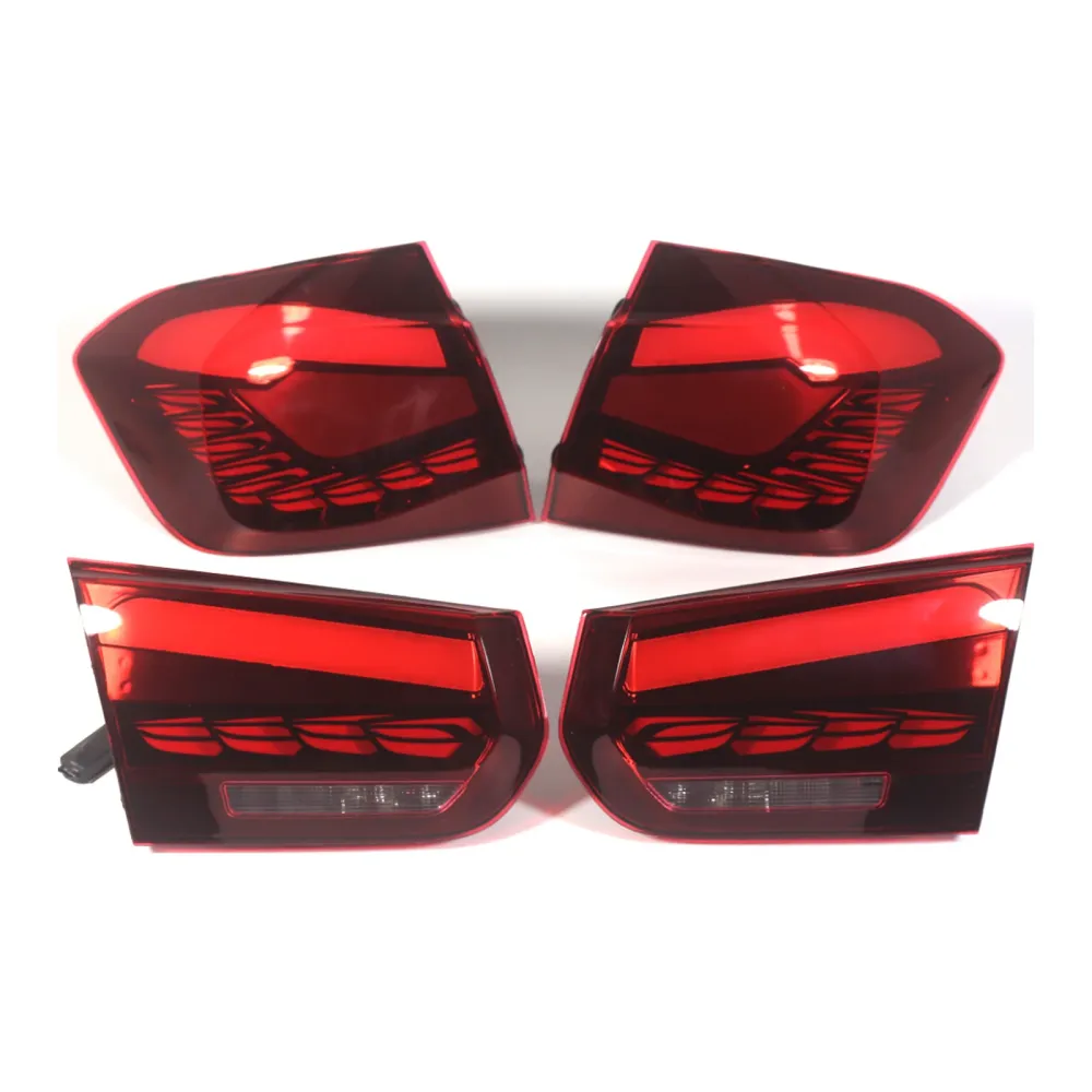 2012-2018 BMW 3-serie F30 F80 316d L&R Röda LED-bakljus Bakljusenhet 63217313039 63217372793