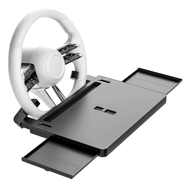 Multifunktionellt rattbord för bilen – idealiskt för att äta, arbeta eller som laptopstöd på resan Portable Car Tray Table...