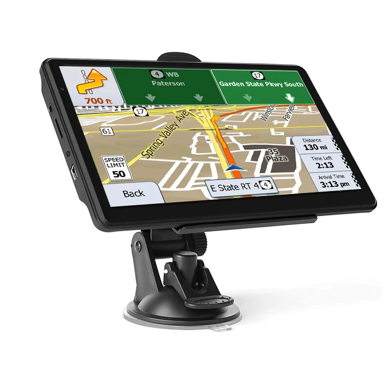 NOEIFEVO X20 GPS-navigering, 7-tums pekskärm med Europa-kartor, 8GB 256MB, flerspråkig, FM-stöd, för bilar/transportbilar/...