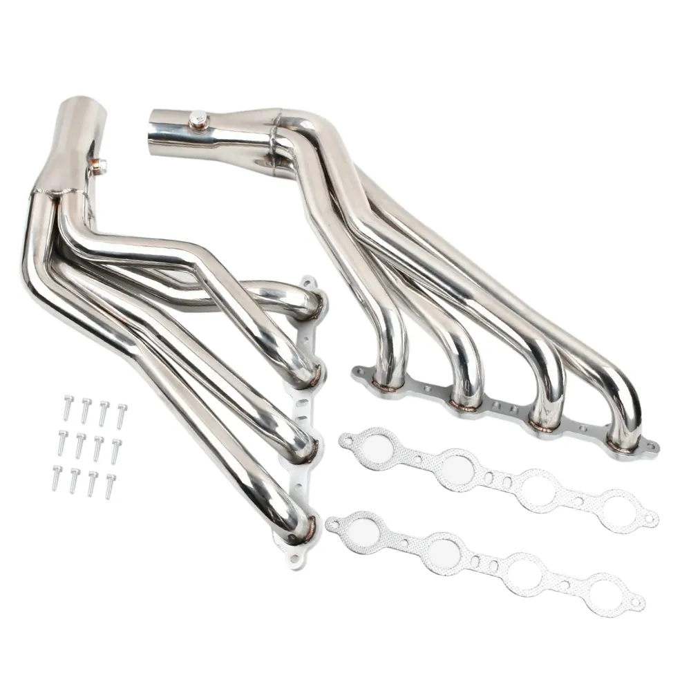 Avgasgrenrörshuvud Passar Chevy 1999-2006 1-3/4" GMC Sierra 4.8 5.3 6.0 V8