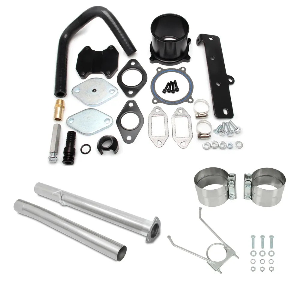 2013-2017 Dodge Ram 2500 3500 4500 5500 6,7L Cummins Diesellastbil 4" Avgasrör & EGR-borttagningskit