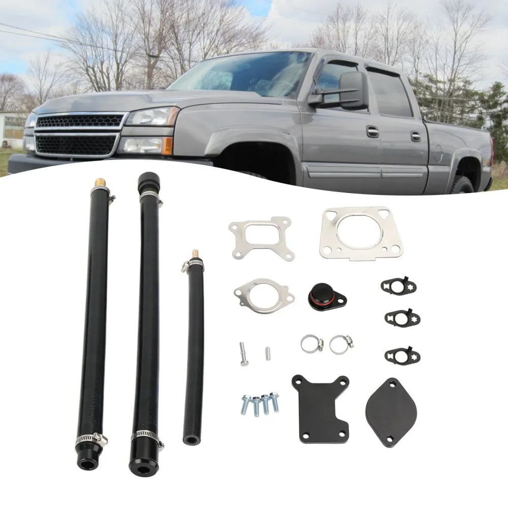 EGR Valve Cooler Delete Kit för 2017-2023 Chevy GMC Duramax Diesel 6.6 L5p