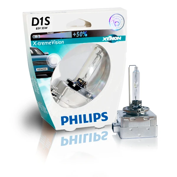 Philips X-tremeVision Xenon D1S 35W 85V + 50% - 1 st.