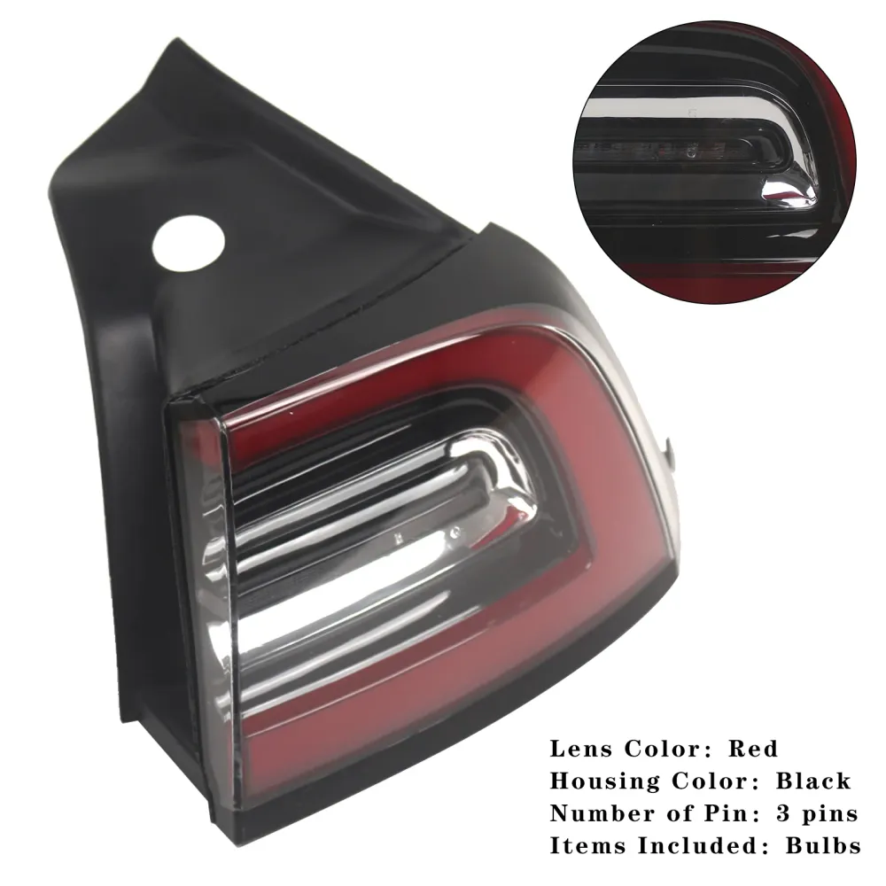 2017-2023 Tesla Model 3 Höger bakre baklampa LED-ljus yttre 1077398-00