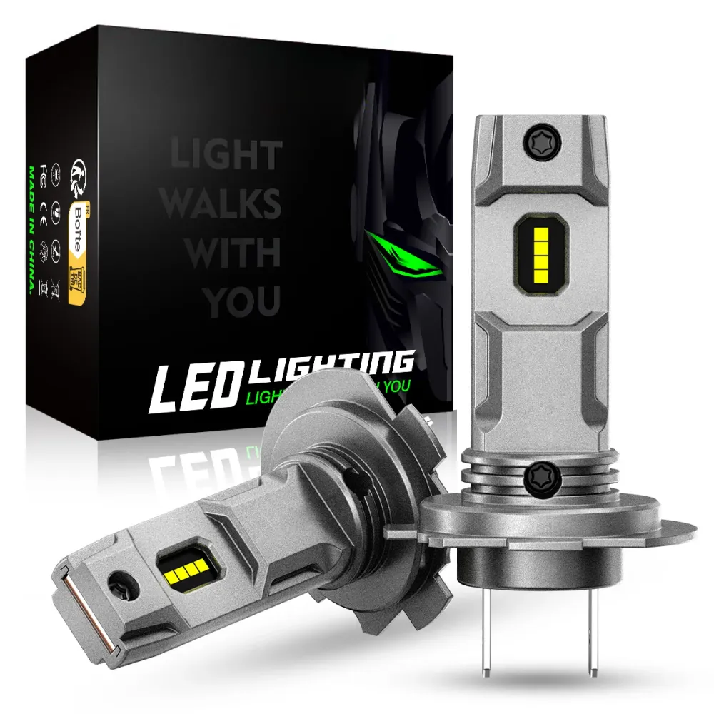 2 stycken 50W 10000 lumen bilstrålkastare, H7 LED-lampa