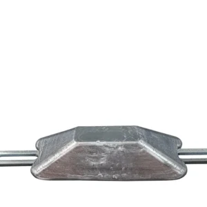 NoCor® Aluminiumanod (AL-arm) 230g/0,50LB, 105*45*25mm (160mm), hål 7*13mm, R800391ALAL