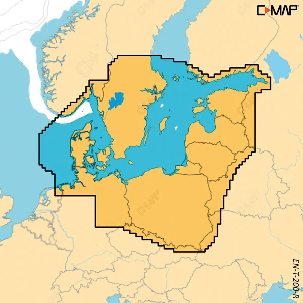C-Map, Reveal X, Navigationslösning för Skagerrak, Kattegatt och Östersjön, T-200-R