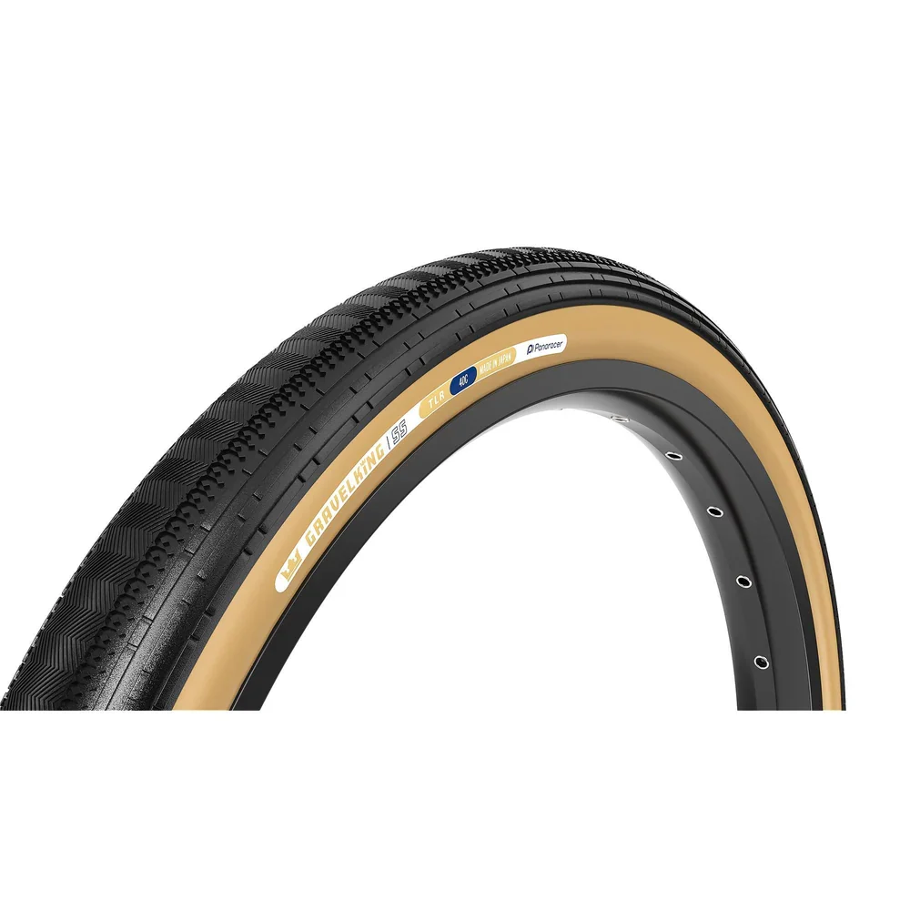 PANARACER GRAVELKING SEMISLICK TLR 700x45c Tubeless Ready Beige däck