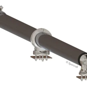 Facnor, Aluminum Bowsprit 1900 X Ø90 Mm, med ändbeslag och däckbeslag