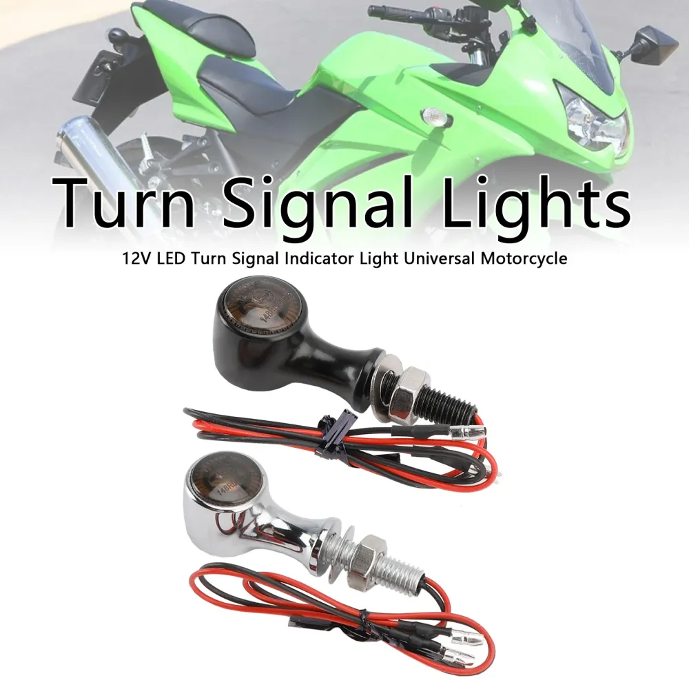 12V LED Blinkers Blinkers 8mm Universal Motorcykel För Suzuki