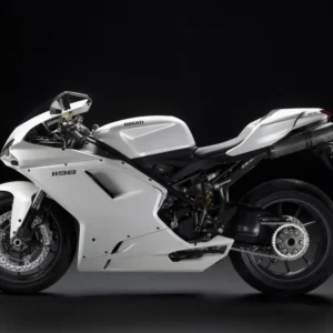 2007-2012 Ducati 1098/1198/848 White Bodywork Fairing ABS Injection Form 13# Generic