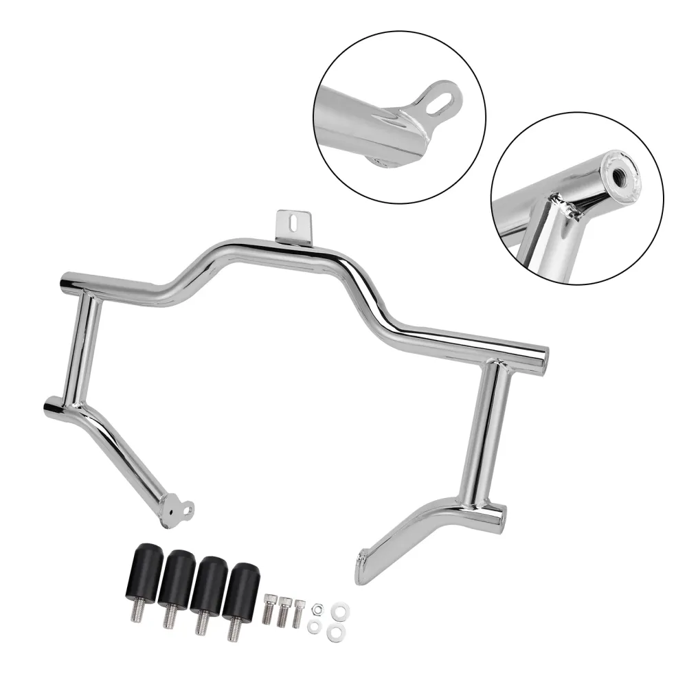 2009-2023 Street Glide FLHX Engine Guard Anti-Crash Bumper Protector Chrome