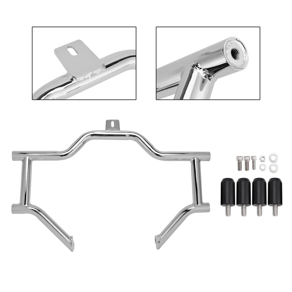 2009-2023 Street Glide FLHX Engine Guard Anti-Crash Bumper Protector Chrome