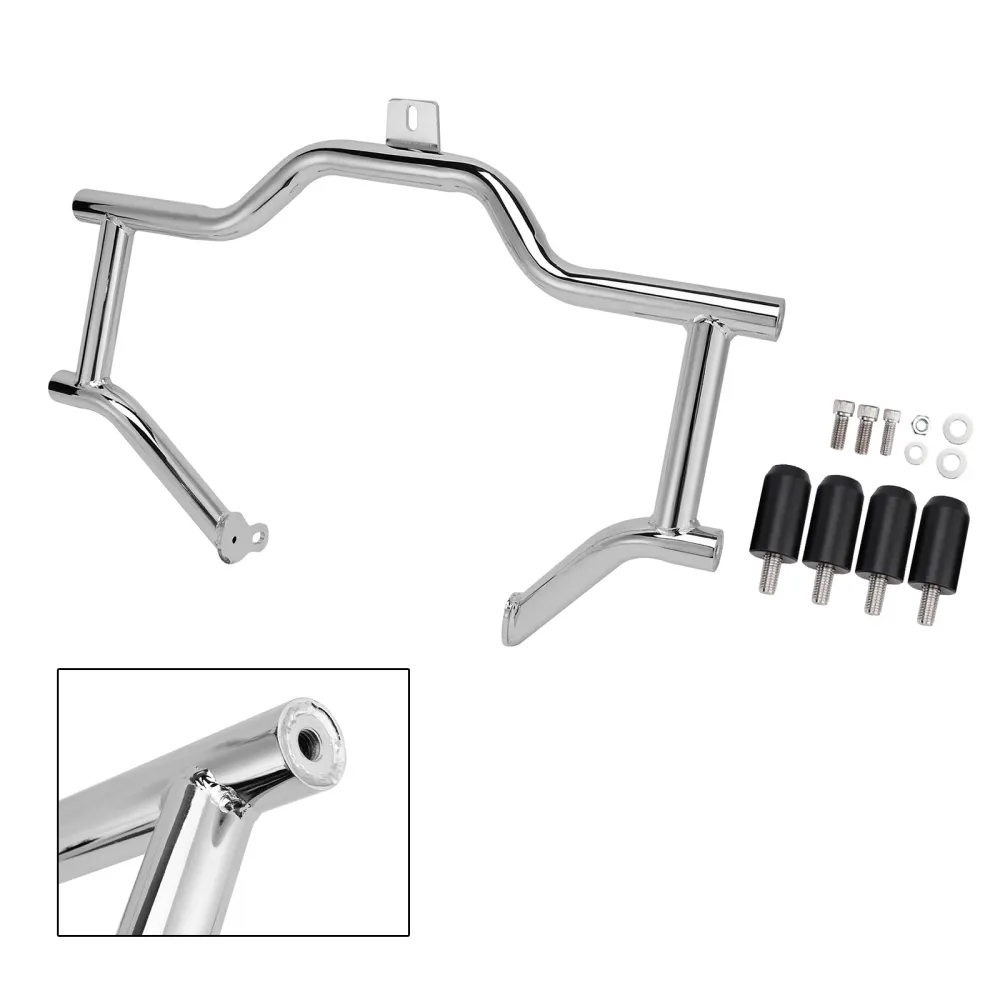 2009-2023 Street Glide FLHX Engine Guard Anti-Crash Bumper Protector Chrome