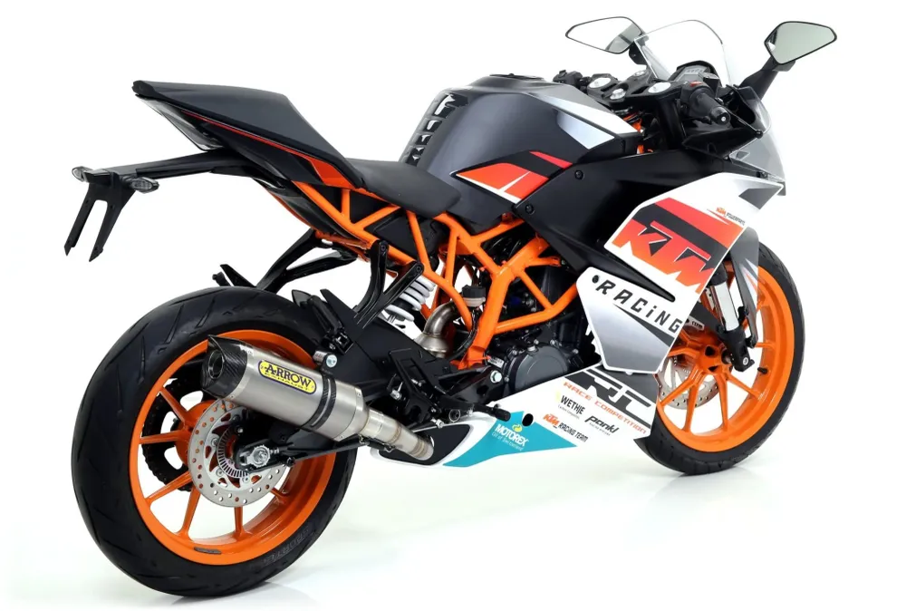 71619KZ Arrow-godkänt mellanrör med katalysator för KTM RC 390 2015 2016