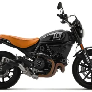71951PRN Arrow Pro-Race Nichrome "Mörkt" avgassystem för Ducati Scrambler 800 2021-2022