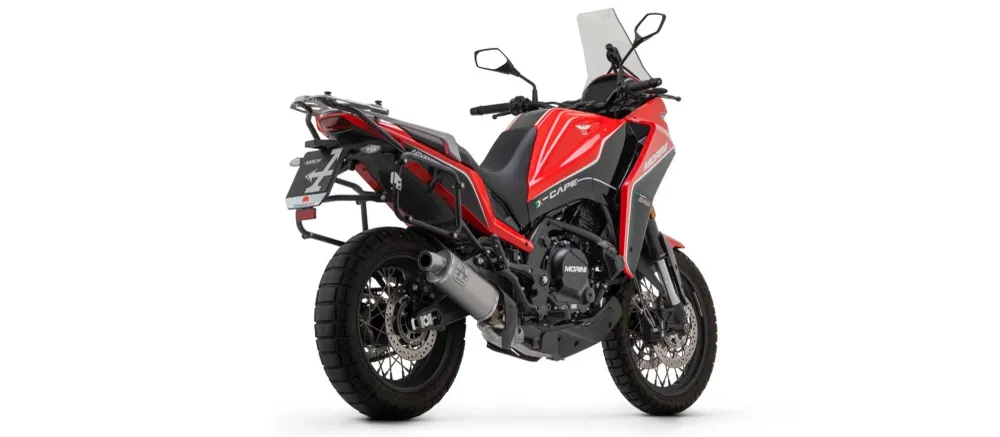 72640PO Arrow Indy-Race Titanium avgassystem för Moto Morini X-CAPE 650 2022-2025
