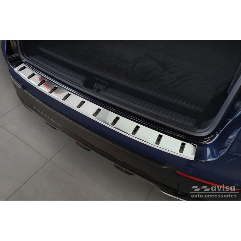 Avisa, Bakre stötfångarskydd, Rostfritt stål, passar Mercedes GLC (X253) 2015-2019 & Facelift 2019- 'STRONG EDITION'