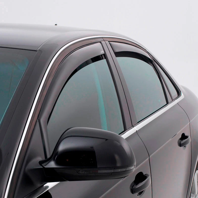 ClimAir, Vindavvisare för bakdörrar, Rökfärgad, passar Audi Q3 (F3B) 2019-