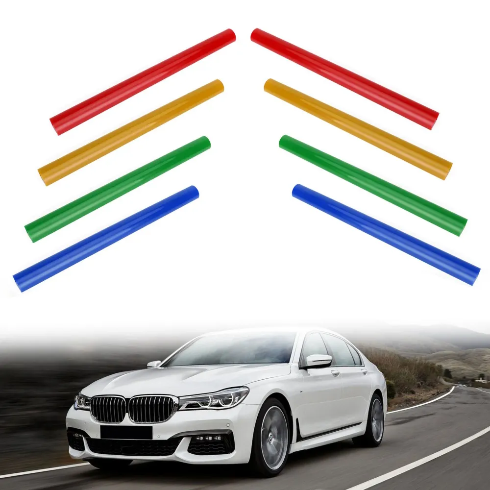 #B Color Support Grill Bar V Brace Wrap för BMW G01 G02 G05 G06 G07 G30 G38 Blue Generic