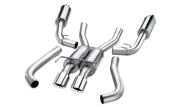 Corsa 2003-2006 Cadillac Escalade ESV 6.0L V8 Polished Sport Cat-Back Exhaust