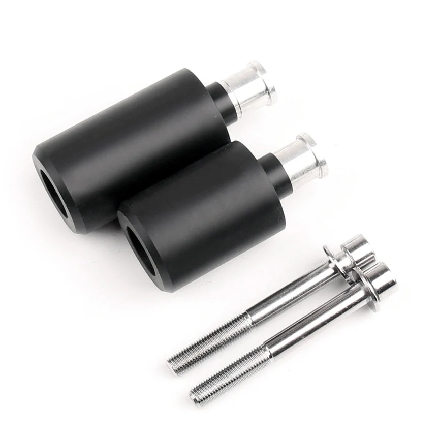 Frame Sliders Crash Protector Yamaha Fz6 Fazer 2004-2008 No Cut Black Generic