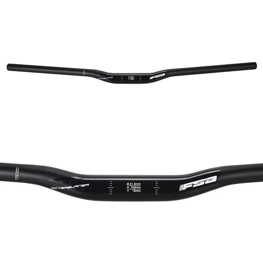 FSA AFTERBURNER Aluminium Rise 15 mm hängare 31,8/760 mm Svart
