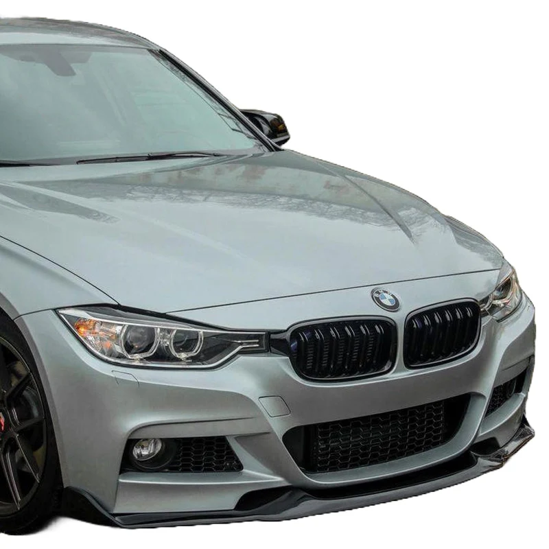OneWay, Frontspoiler, Glossy Sort, Passer til BMW 3-Serie F30 M-Tech (2012-2019)