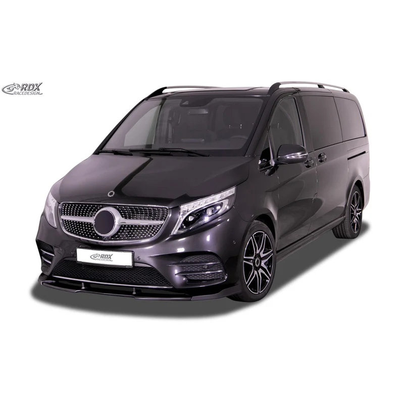 RDX RaceDesign, Frontspoiler Vario-X, passar Mercedes V-Klass W447 AMG-Line 2014-2019 & FL 2019- (PU)
