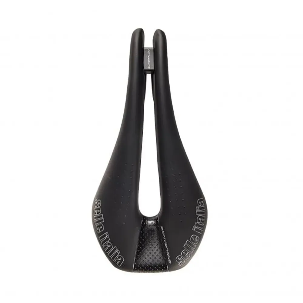 Sadel SELLE ITALIA NOVUS ENDURANCE SUPERFLOW L Skänklar Mangan Svart