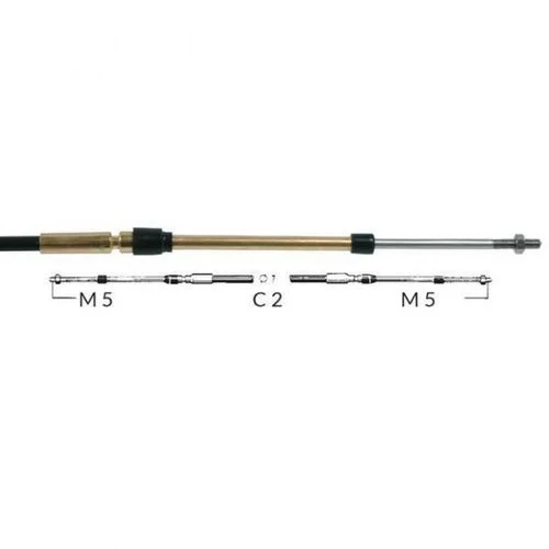 Ultraflex Reglagekabel C2, universal för utombordare, 7 fot