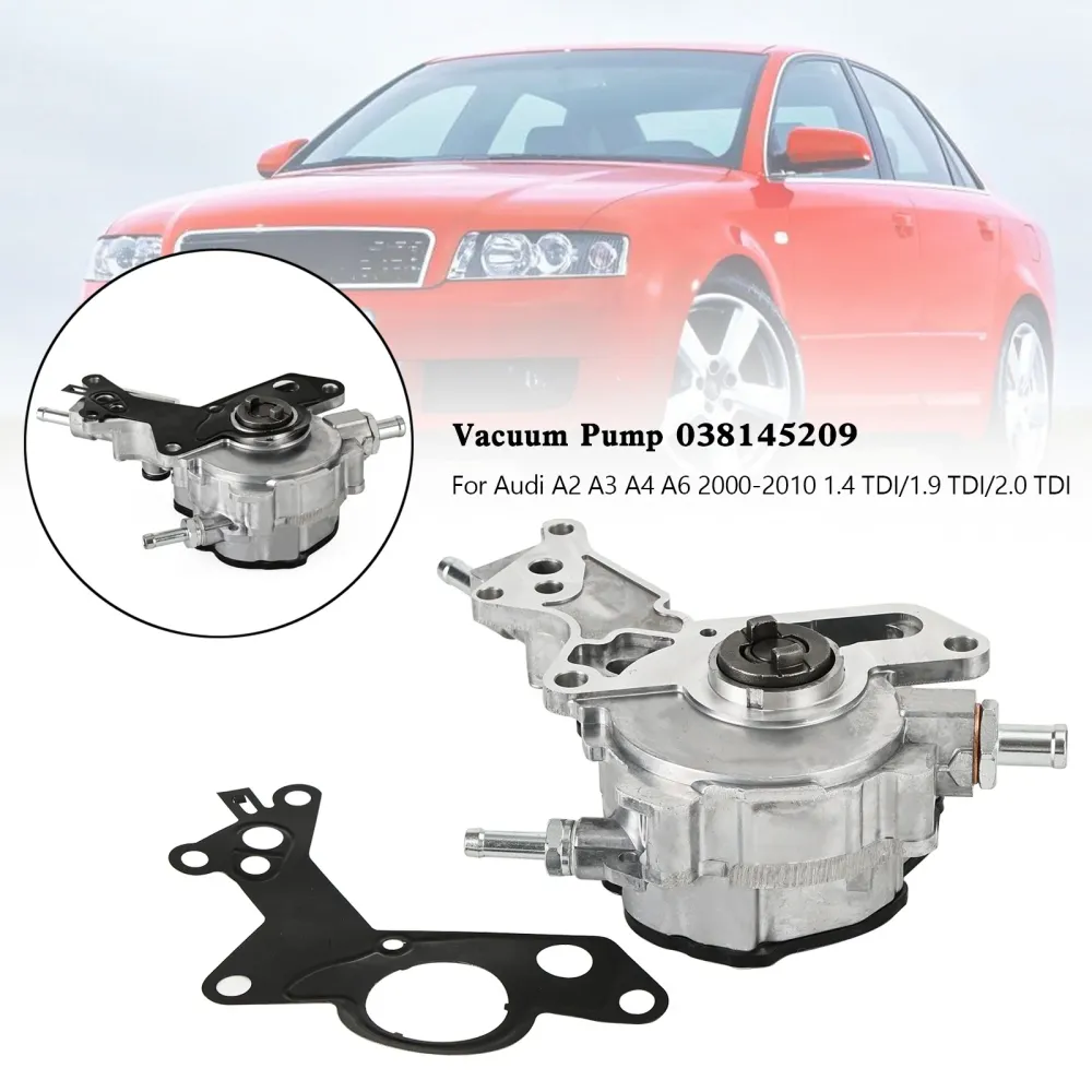Vakuumpump 038145209 för Audi A2 A3 A4 A6 2000-2010 1.4 TDI/1.9 TDI/2.0 TDI