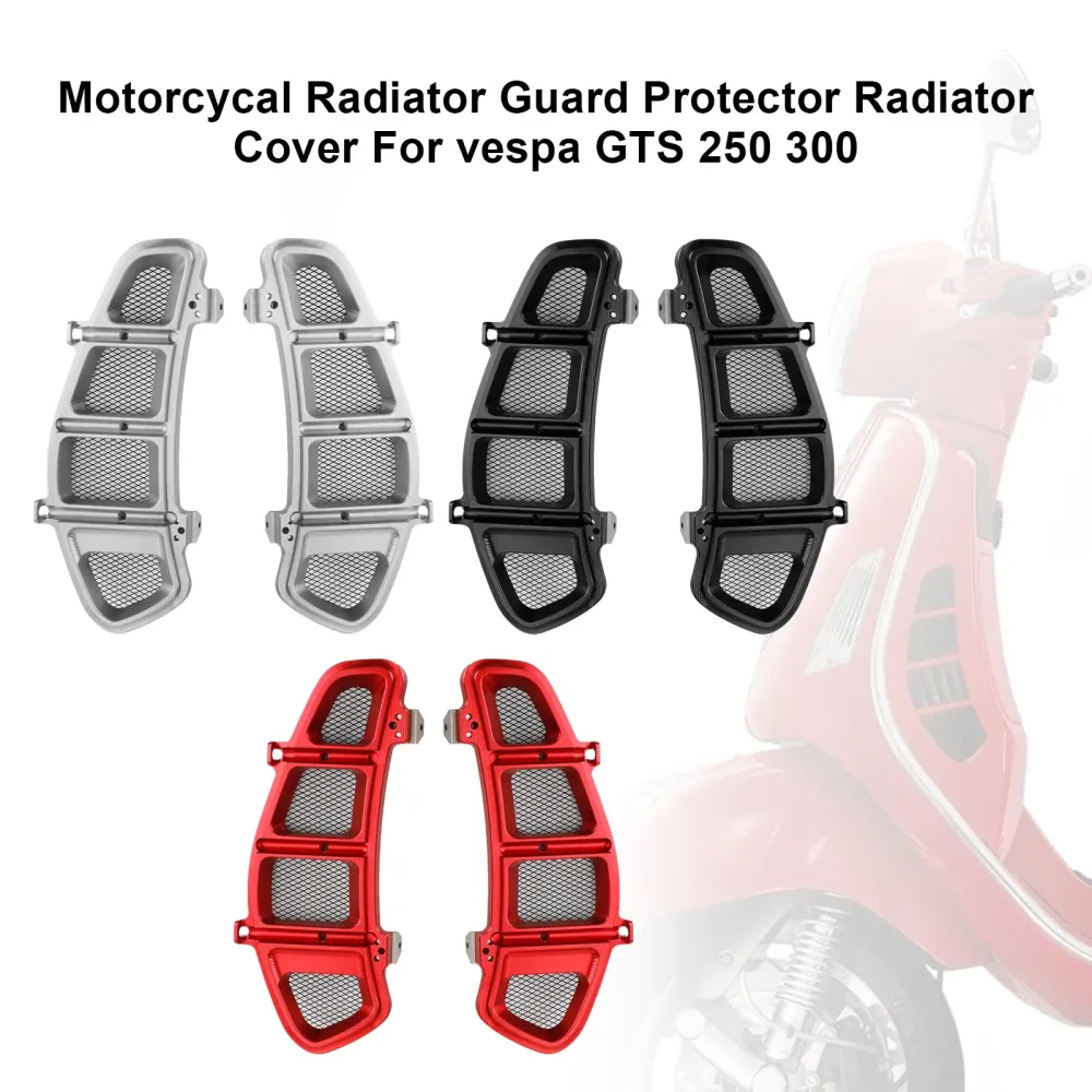 vESPA GTS 250 300 Motorcykel Radiator skyddsskydd Radiatortäcke