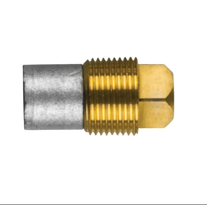 Zinkanod Caterpillar, motor, pencil anod komplett med mässingsplugg th.1/2''GAS (bspt)