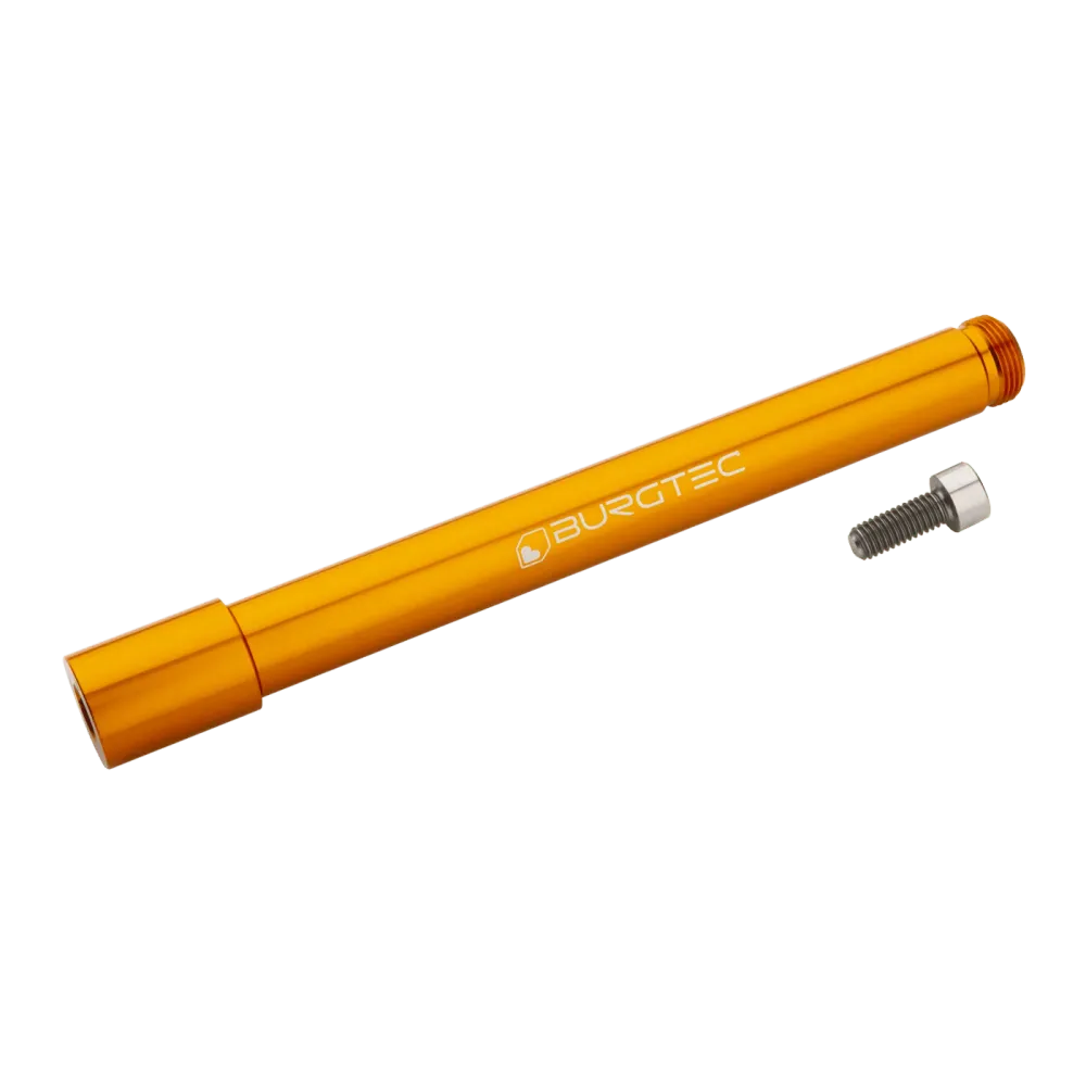 BURGTEC Framhjulsaxel för Ôhlins RXF 36 gaffel Orange