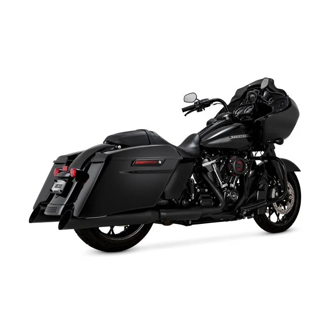 Vance & Hines Blackslash 450 Touring Slip-On Ljuddämpare Svart till Harley