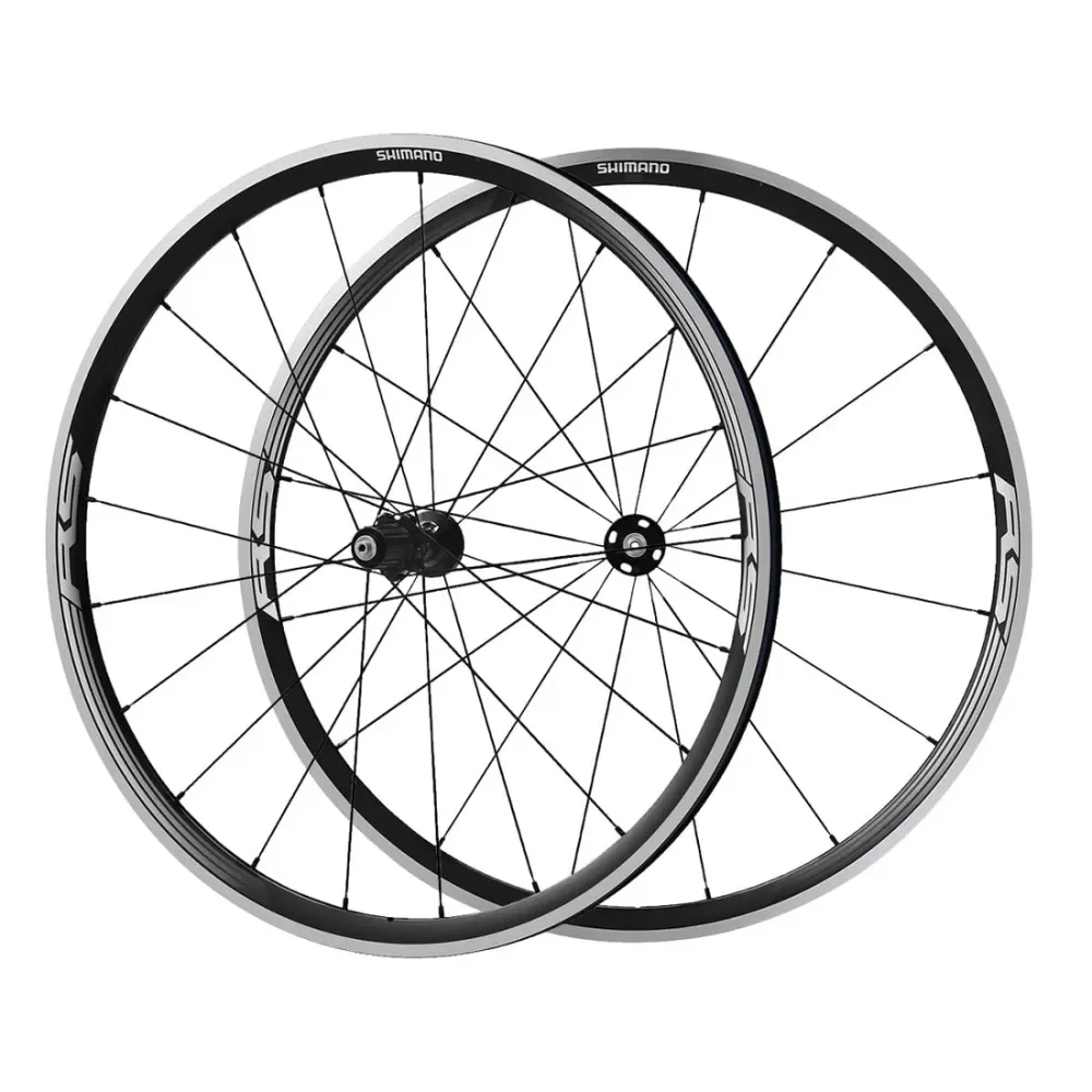 Ett par SHIMANO RS330 Tubetype-hjul