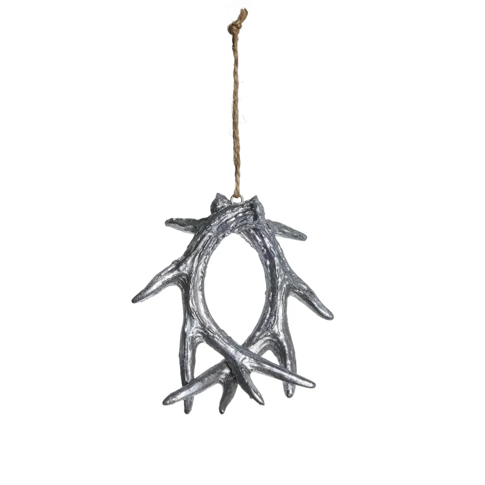 Serafina horn H10,7 cm. antikt silver