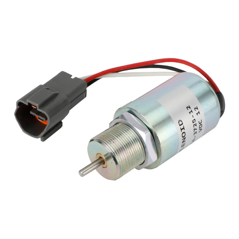 Bränsleavstängningssolenoid 12 V för Mitsubishi L3E, S3L, S4L – SA-3725, 30A87-20400