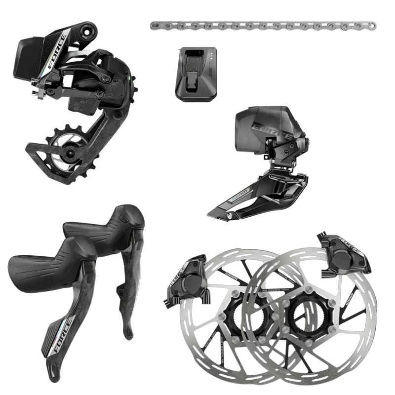 SRAM FORCE AXS E1 2x12V USB-C minisatsaggregat