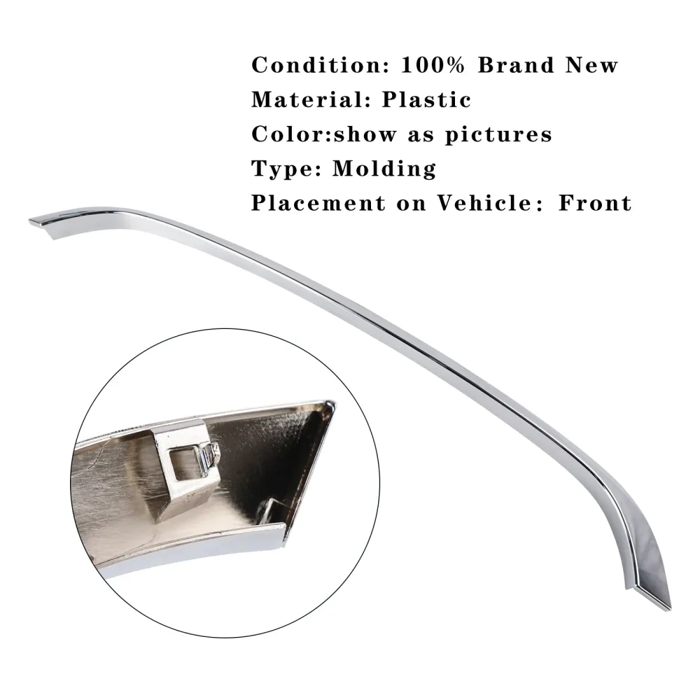 Huvgjutning Trim Molding Chrome 51132751040 för Mini Cooper 2007-2015