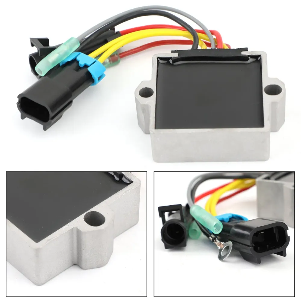Spänningsregulator för kvicksilver mercruiser 135 140 150 175 200 hk 6 ledningar 883072t2 generisk