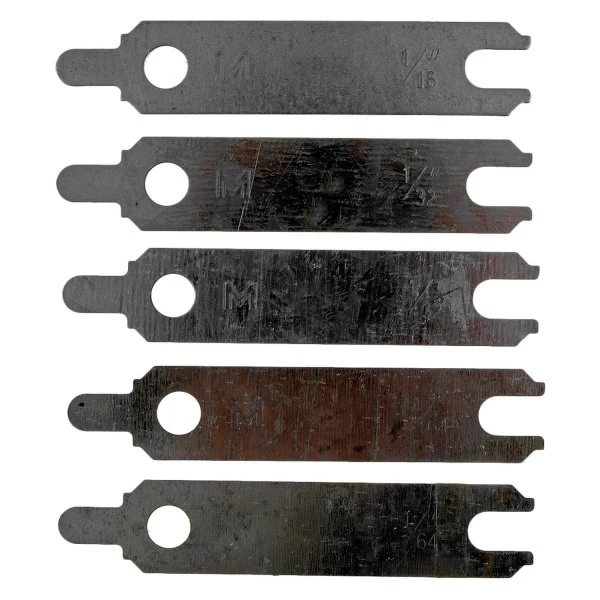 Shimssats Startmotor GM Till startmotor med Rakt bultmönster. 3 dimensioner. 02336