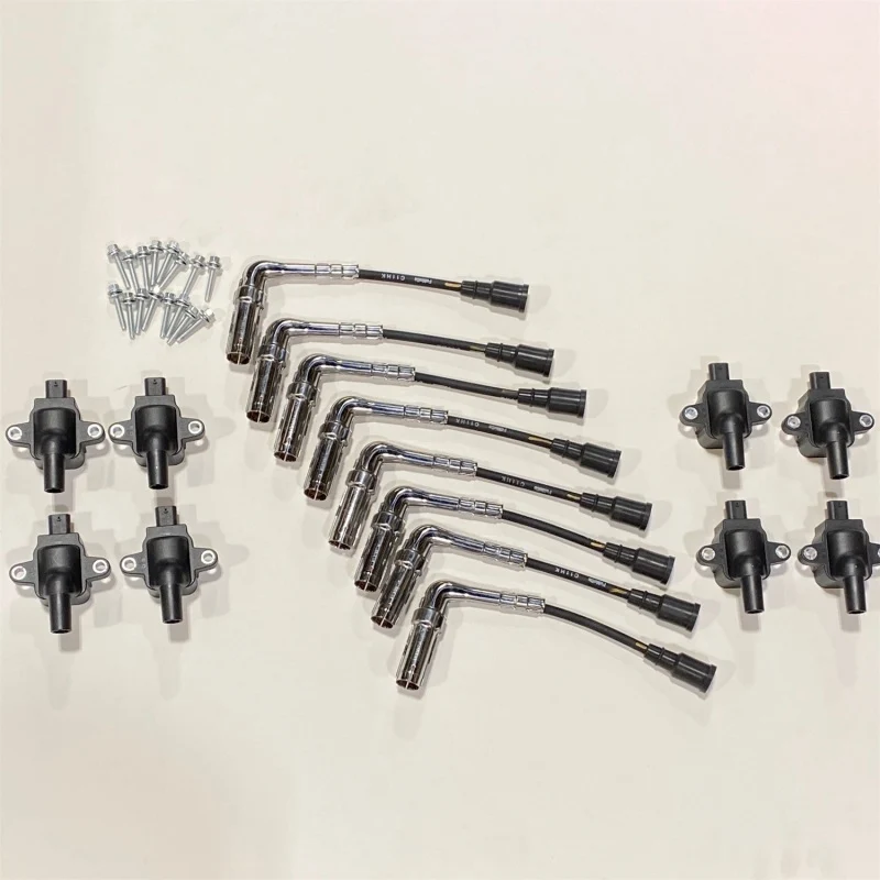 Ford Racing 20-22 Super Duty 7.3L Gas Ignition Coil & Wire - Set 8