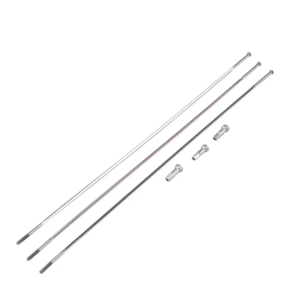 Set om 3 ZIPP 303 Silver raka ekrar 258 mm